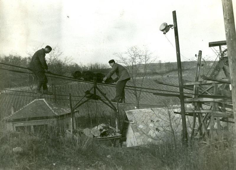 Henrik-hegyi kötélpálya fotó: Pick József gyűjteménye
