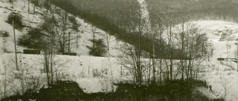 A külszíni sikló. Kép: Geiszler József gyűjteménye