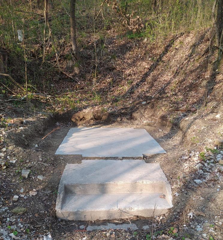 Ghimessy állomás alapja, a feltárást Laub Dominik végezte. Fotó: Hartyán Csaba